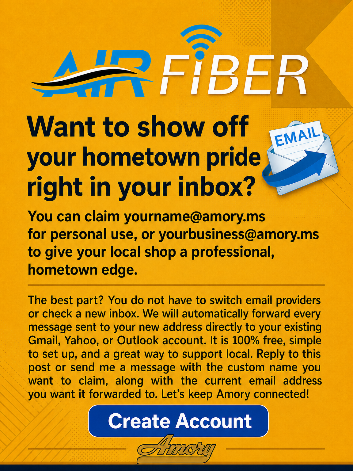 amory.ms Local Amory Email Service